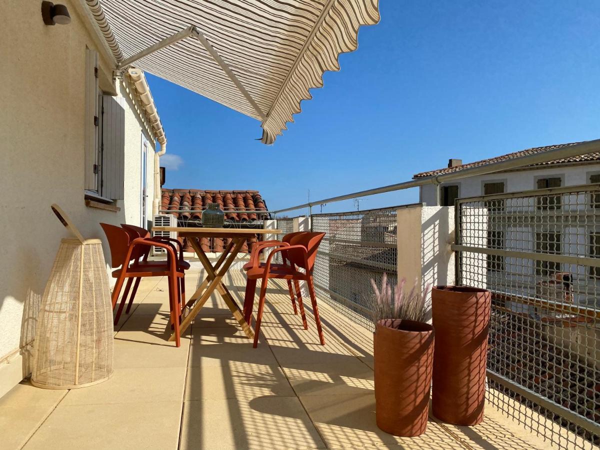 La Terrasse Sur Les Toits Apartamento Narbona Exterior foto